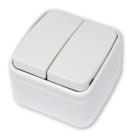 ASTRA RightHausen ASTRA Выкл. наруж. 2-й (белый) HN-014031