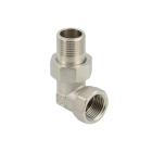 Фітінги різьбові нікельовані Nickel Raftec Американка-згін DN20 (3/4) кутова нікель AS02-U