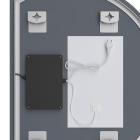  Дзеркала з підсвічуванням MIXXUS Premium TOPPER MS01-90x70-REVERSE Дзеркало (LED Touch, Anti-fog, димер (3-6,5kK)) (MP6632)