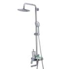 Душевые системы GAPPO G2419-8 (FURAI) душ. система 3х фунц. поворот. гусак лат.корпус 35мм (белый\хром)