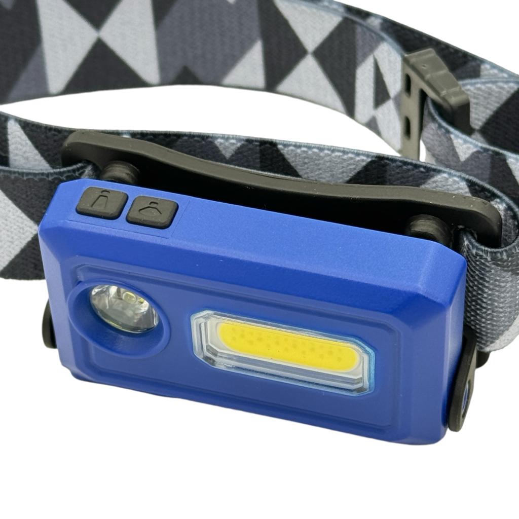 Ліхтарі налобні RightHausen Headlight Ліхтар налобний 3W+3W 250Lm 500mAh Type-C HN-313080