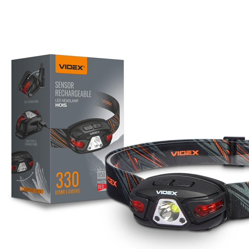 Фонари налобные VIDEX Фонарь налобный 330Lm 5000K VLF-H015