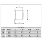 Фітінги різьбові нікельовані Nickel Raftec Муфта 15 (1/2) ВВ нікель MR01