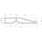 Правила INTERTOOL Правило трапециевидное 2,5м. MT-2225