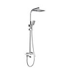 Душевые системы GAPPO G2407-8 (JACOB) душ. система лат.корпус 3х функ. Ø35 (белый.хром)