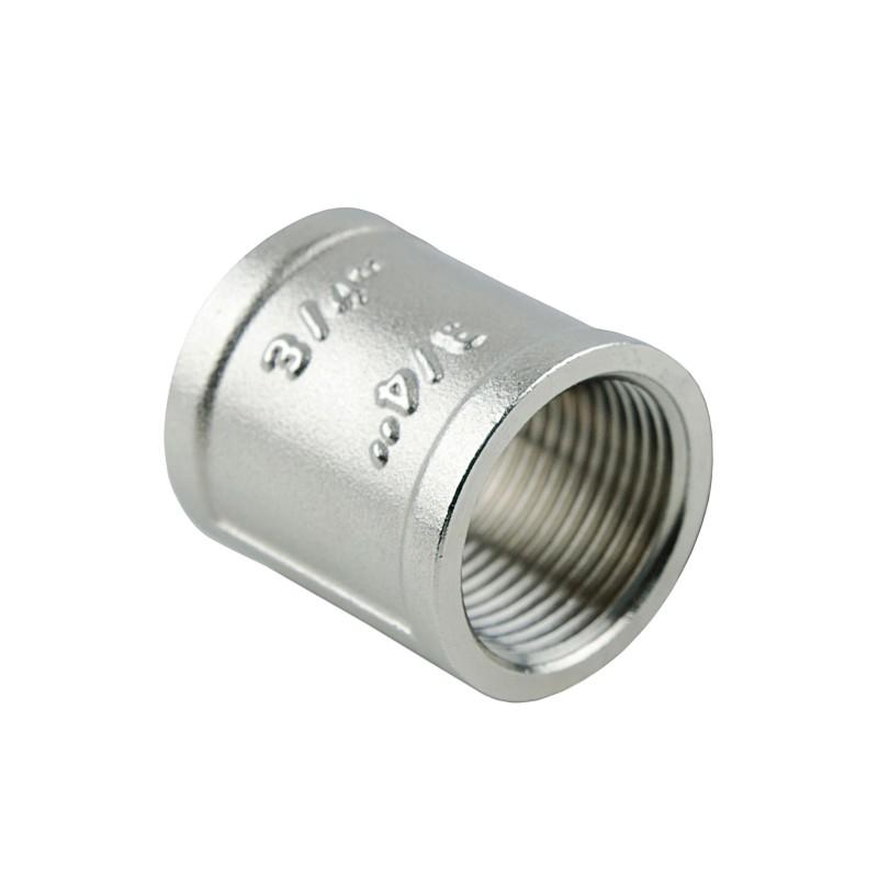 Фитинги резьбовые никелированные Nickel Raftec Муфта  20 (3/4) ВВ никель MR02