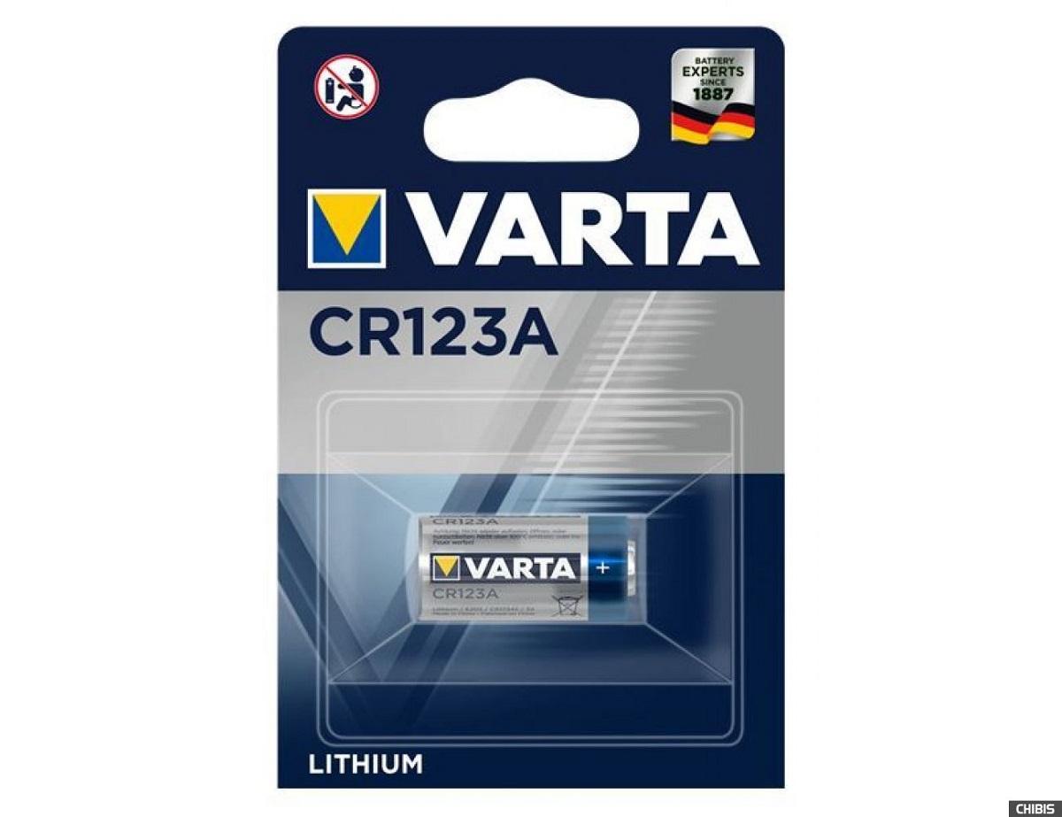 Батарейки VARTA CR123A 3V ALKALINE