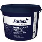 Краска водоэмульсионная акриловая  Farbex Brilliant White Краска акриловая для СТЕН и потолков 14кг.