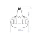 LED-Лампи Feron LED-Лампа 150W E27-E40 6400K 13500Lm LB-652