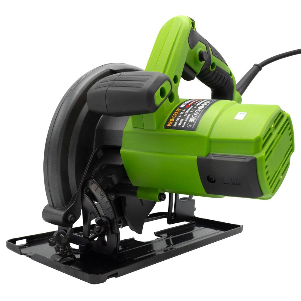 Пилки дискові (електричні) PROCRAFT Пила дискова Ø185мм. 1400Вт. KR1400