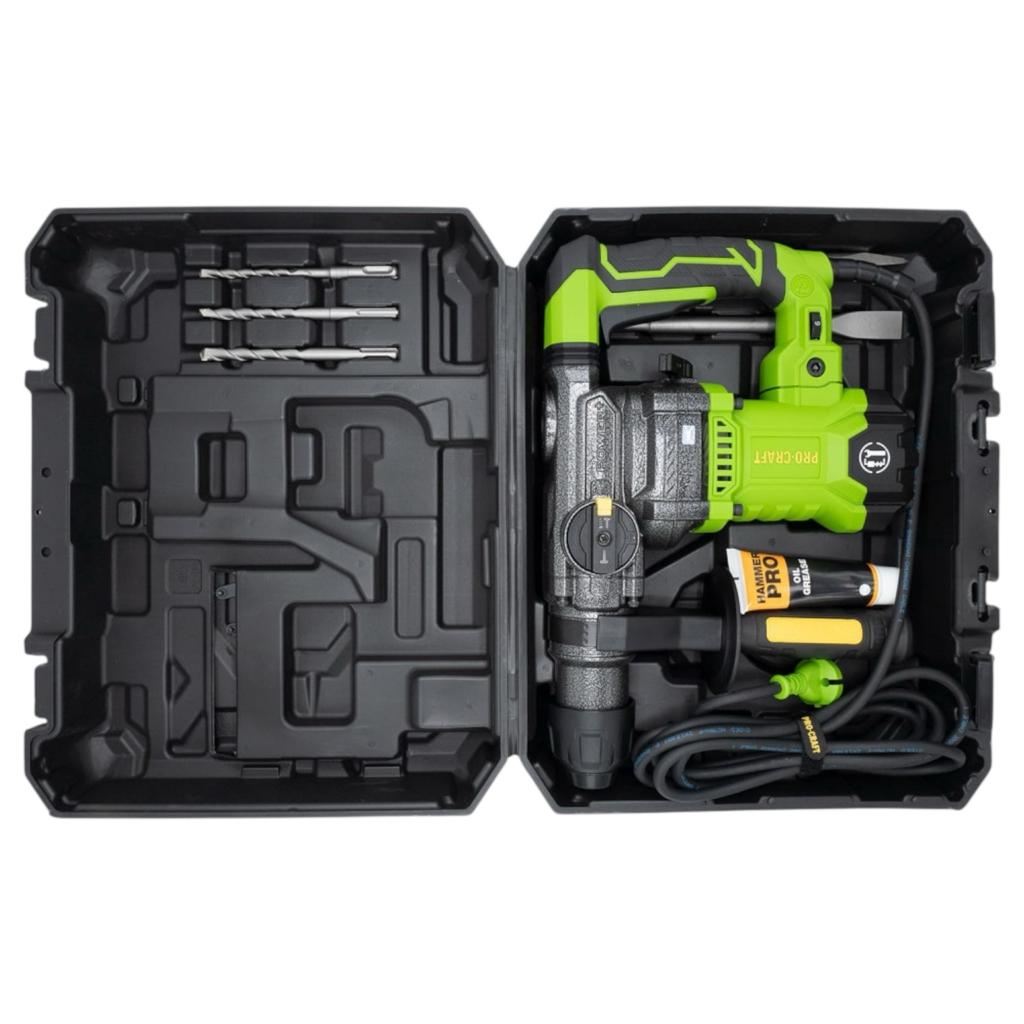 Перфораторы (электрические) PROCRAFT Перфоратор бочковый 5,5Дж. (1500Вт.) BH1800