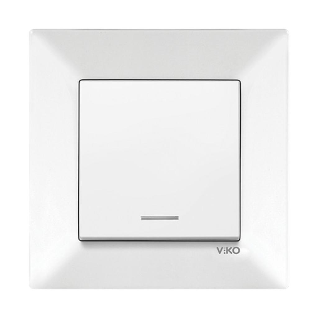 MERIDIAN (біла) VIKO MERIDIAN Вимикач внутрішній 1-й з підсвіткой (білий) 90970019-WH