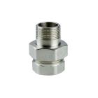 Фитинги резьбовые никелированные Nickel Raftec Американка-сгон DN32 (1 1/4) прямая никель AS04
