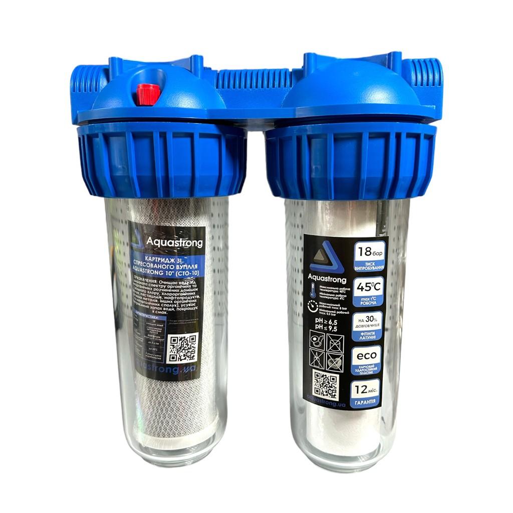 Фільтри і комплектуючі AQUASTRONG Фільтр механічного очищення для холодної води 3P (10, латунь 3/4) MP2-10334
