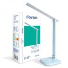 Настольные LED-лампы Feron Настольная LED-лампа (белая) 9W 6400K DE1725