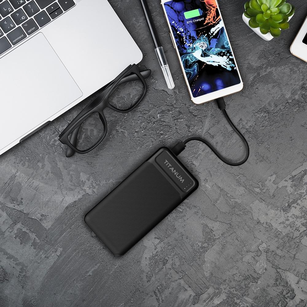 Повербанки (POWER BANK) TITANUM Power bank 20000mAh TPB-913 Black
