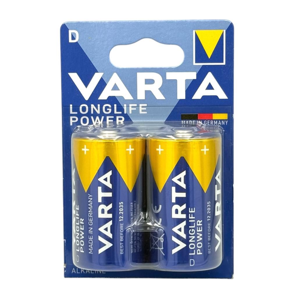 Батарейки VARTA LONGLIFE POWER D/LR20 1,5V (уп./2шт.)
