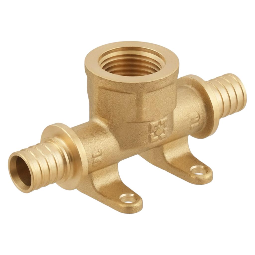 Push-фитинги для Pex труб Raftec Трійник натяжний з РВ Ø16x1/2xØ16 з вушками DWPT160116