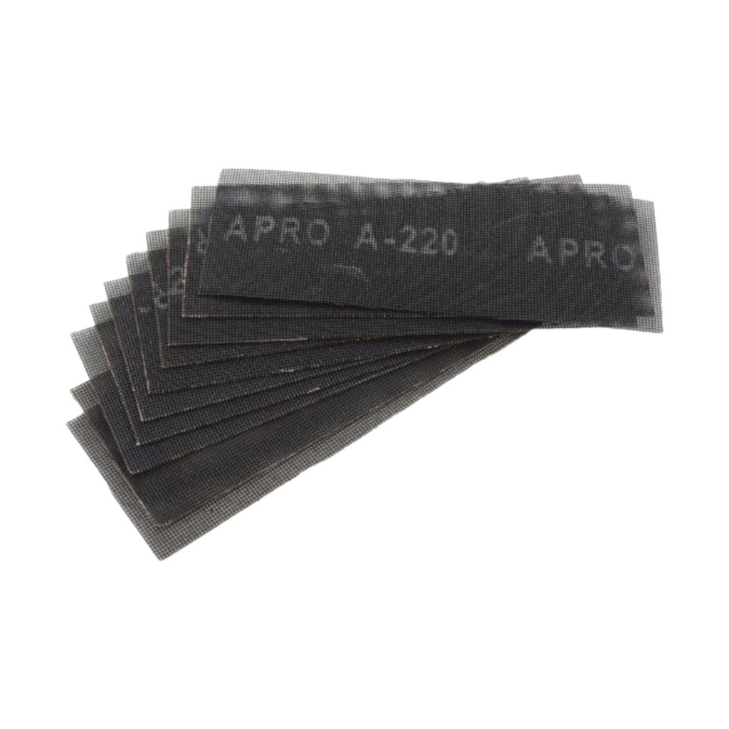 Сетка абразивная APRO Сітка абразивна 105*280мм. P220 (уп./10шт.) 828084