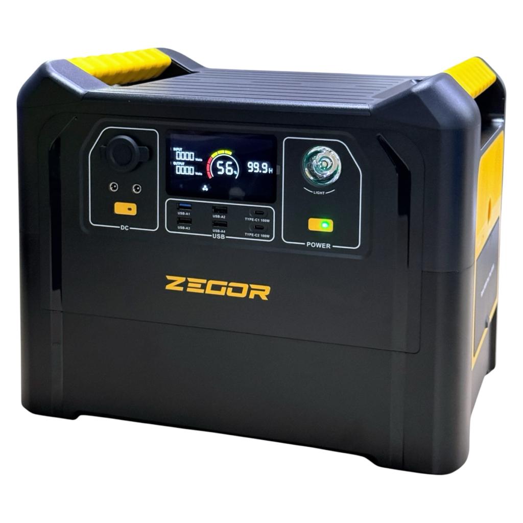 Портативні зарядні станції ZEGOR YC2400 TURBO Портативна зарядна станція 220В 2400/4800Вт. (2340Вт-год)