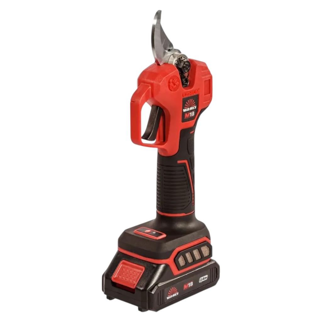 Секатори акумуляторні VITALS Master AG 1825ck BL Kit М18 Секатор акумуляторний безщітковий (з АКБ 1*2Ah та ЗП + кейс)