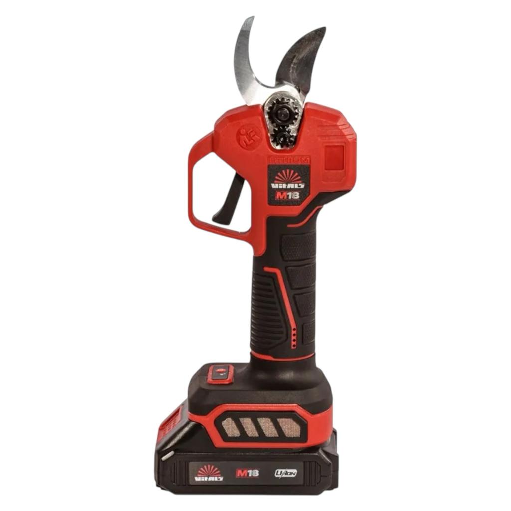 Секатори акумуляторні VITALS Master AG 1825ck BL Kit М18 Секатор акумуляторний безщітковий (з АКБ 1*2Ah та ЗП + кейс)