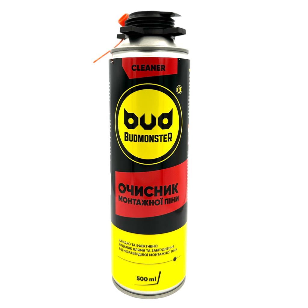 Піна монтажна Budmonster Очищувач монтажної піни 500мл.