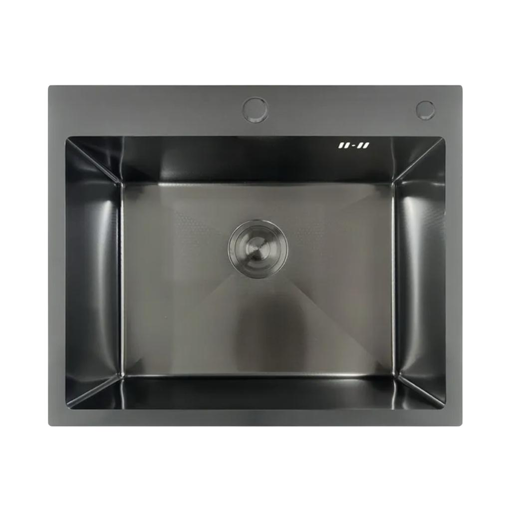 Мийки з нержавійки MIXXUS MH6050 Decor Nano-Black Мийка з нержавіючої сталі (MX1934)