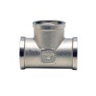 Фитинги резьбовые никелированные Nickel Raftec Тройник  25 (1) ВВВ никель T03