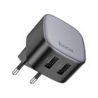 Зарядные устройства для телефонов Hoco Зарядний пристрій CS31A 2*USB Wing dual port fast charger 2.1A  Black