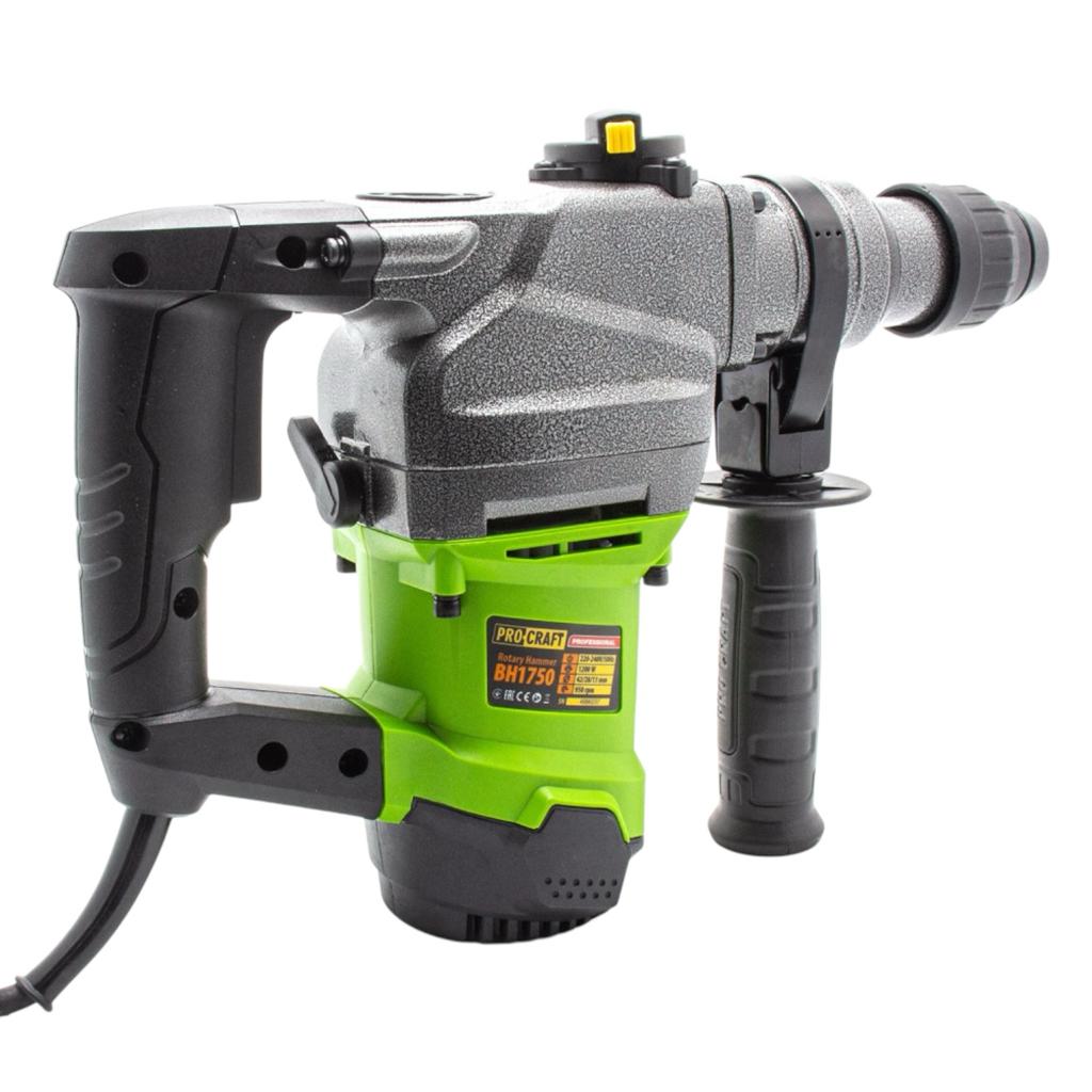 Перфоратори (електричні) PROCRAFT Перфоратор бочковий 4,5Дж. 1200Вт. SDS PLUS BH1750