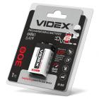 Батарейки аккумуляторные VIDEX Аккумулятор КРОНА 8,4V 300mA 6HR61