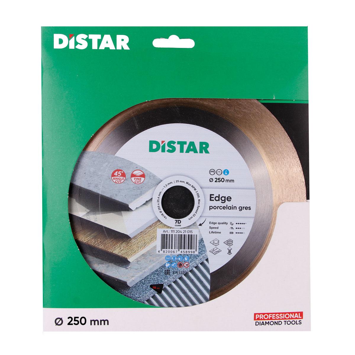 Диски алмазні DISTAR 1A1R EDGE Диск алмазний 250x1,4/1/1,6x25x25,4мм. 11120421019