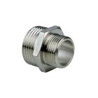Фітінги різьбові нікельовані Nickel Raftec Ніпель-перехідник 15х10 (1/2- 3/8) никель NP01005
