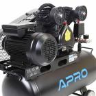 Компрессоры воздушные APRO Компрессор двухцилиндровый ременный OFBD-50 2.2кВт 402л/мин 8бар 50л (2 крана) + масло 0,5л 850181