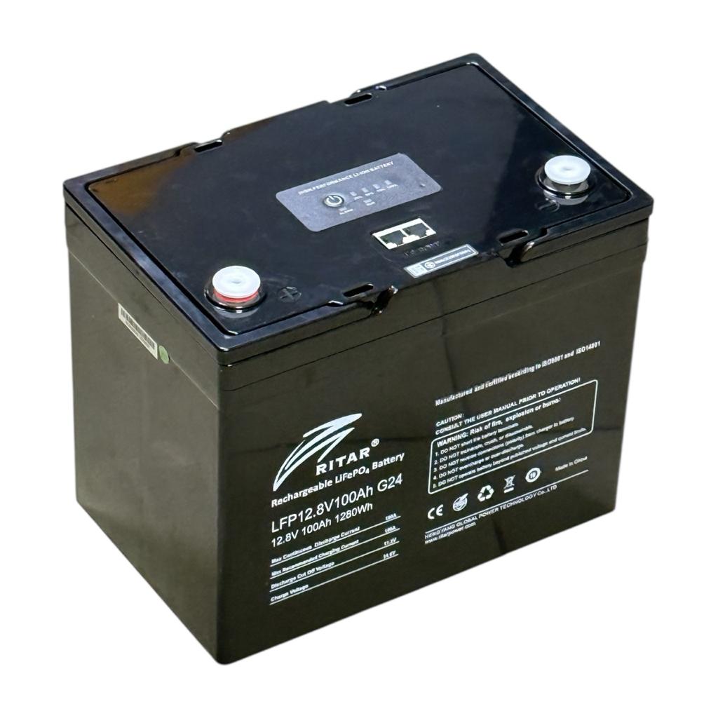 Акумулятори Li-ion (LiFePO4) RITAR LFP12.8V100AH G3 Акумулятор LiFePo4 12,8V/100Ah 1280Wh