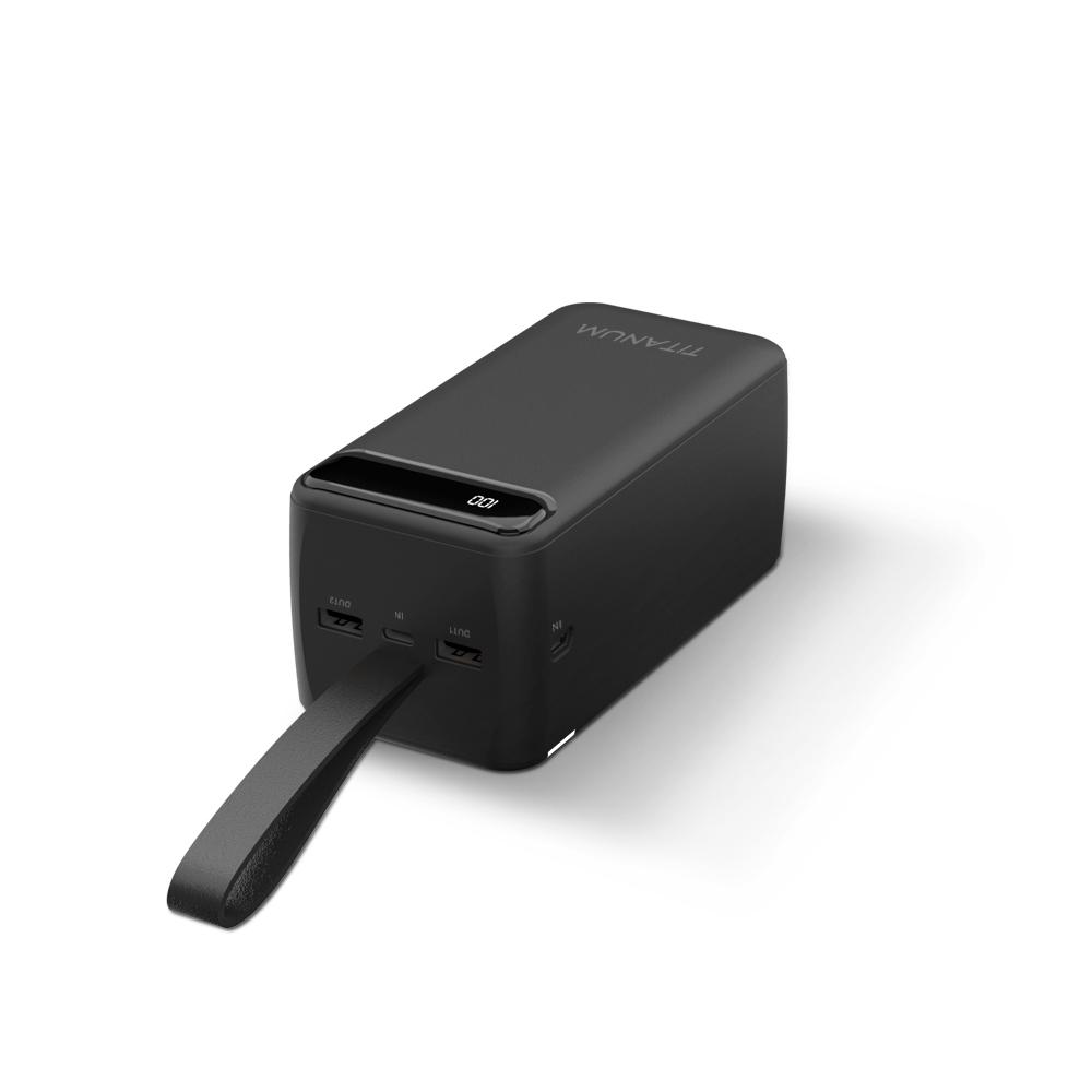 Повербанки (POWER BANK) TITANUM Power bank 50000mAh  TPB-741 Black