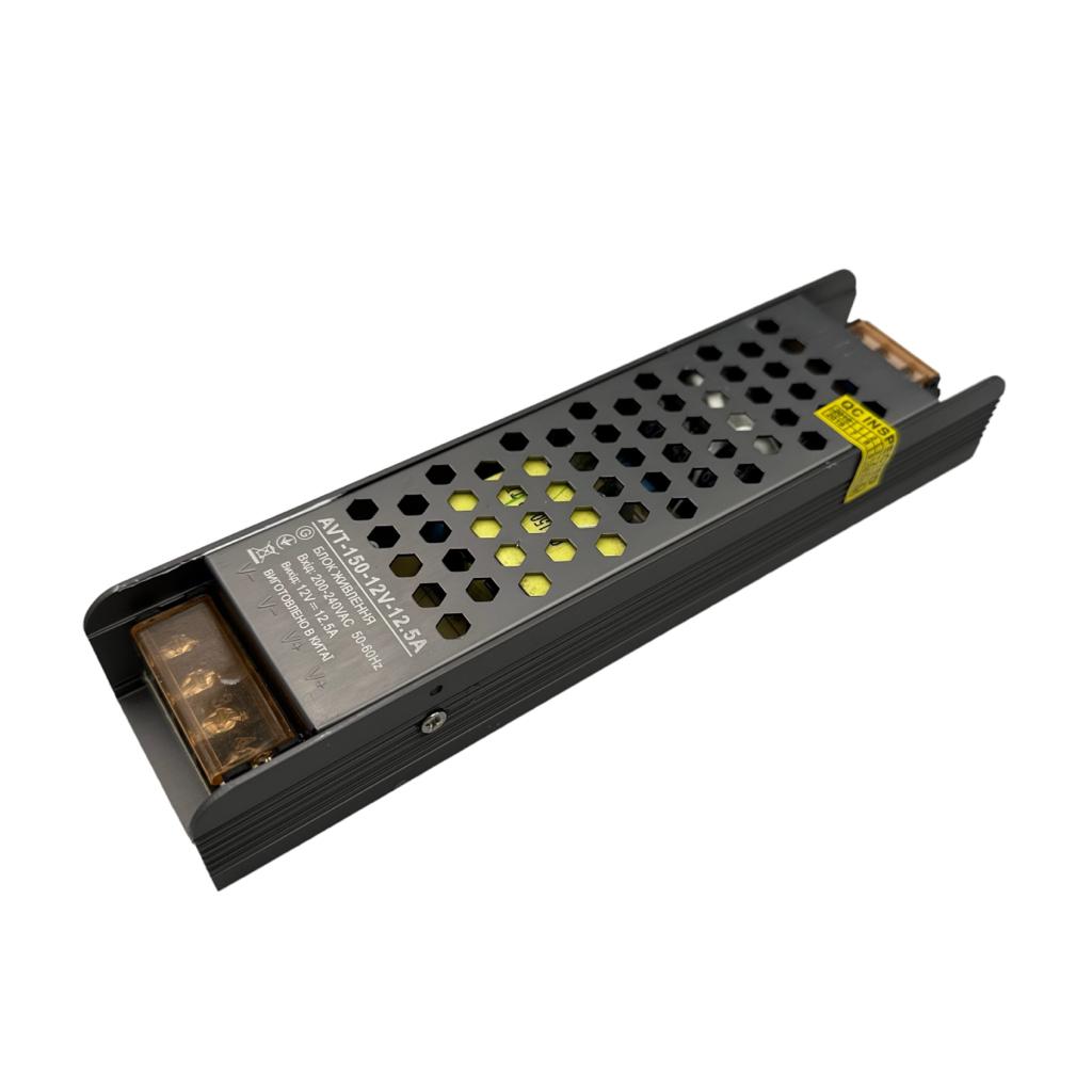 Блоки питания 12V AVT Блок питания 150W 12V IP20 195*49*29мм. AVT-150-12V-12.5A