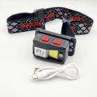Ліхтарі налобні X-Balog Ліхтар налобний з датчиком руху, Type-C (white/red) SL09-1L2+COB+LED