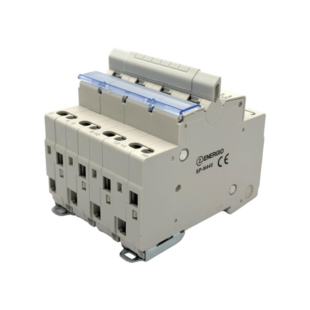 Переключатели I-0-II ENERGIO Перемикач I-0-II 4P 40A SP-N440