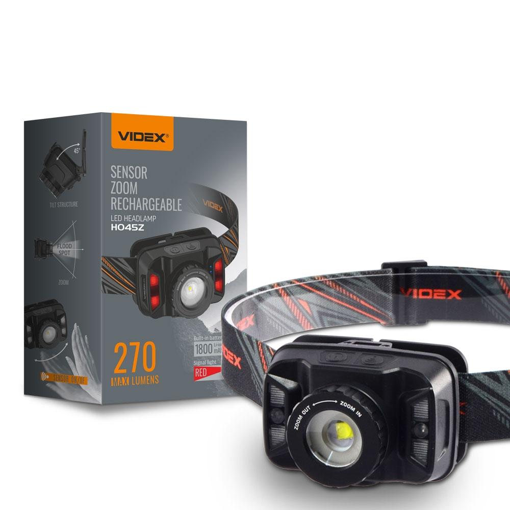 Фонари налобные VIDEX Фонарь налобный 270Lm 5000K VLF-H045Z