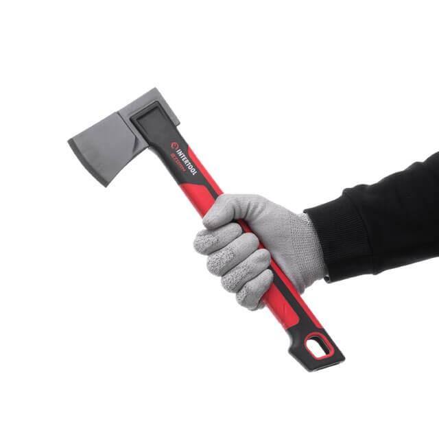 Сокири, колуни INTERTOOL STORM Сокира 630 г, ручка з фібергласу HT-0291
