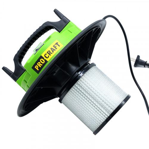 Пилососи промислові (електричні) PROCRAFT Пилосос промисловий 1200W (для вугілля) VС1550