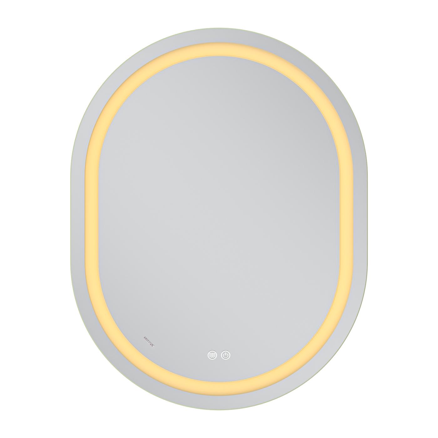  Дзеркала з підсвічуванням MIXXUS Premium ELLIPSE MV05-90x70-REVERSE Дзеркало (LED Touch, Anti-fog, димер (3-6,5kK)) (MP6644)