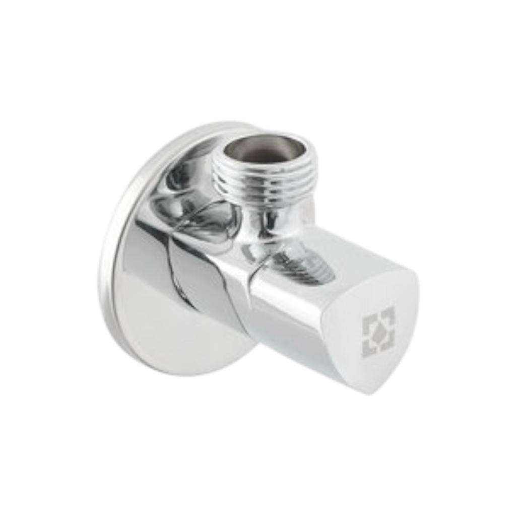 Краны серии Silver Raftec Кран угловой приборный с керамическим запорным. элементом 1/2х 1/2 Relo Silver mini VKM80101