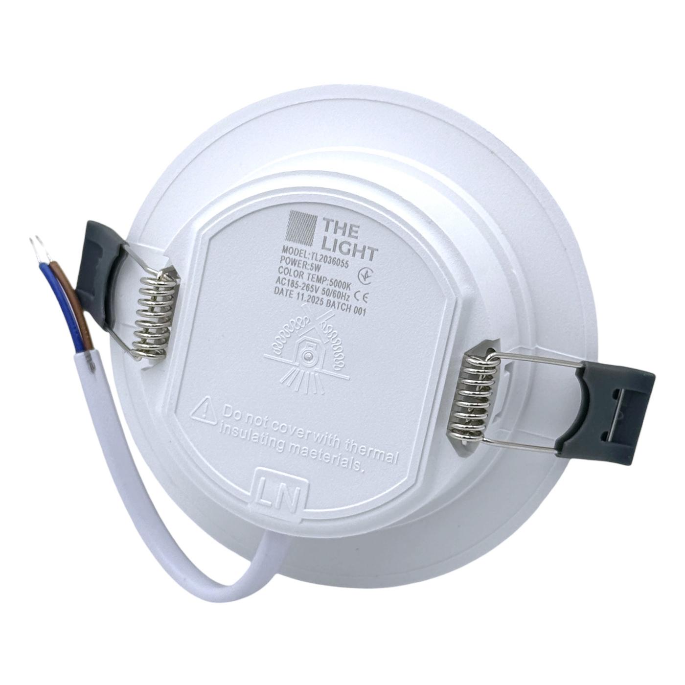 LED-Світильники (вбудовані) The Light LED-Світильник вбудований 5W 5000K 400Lm TL2036055
