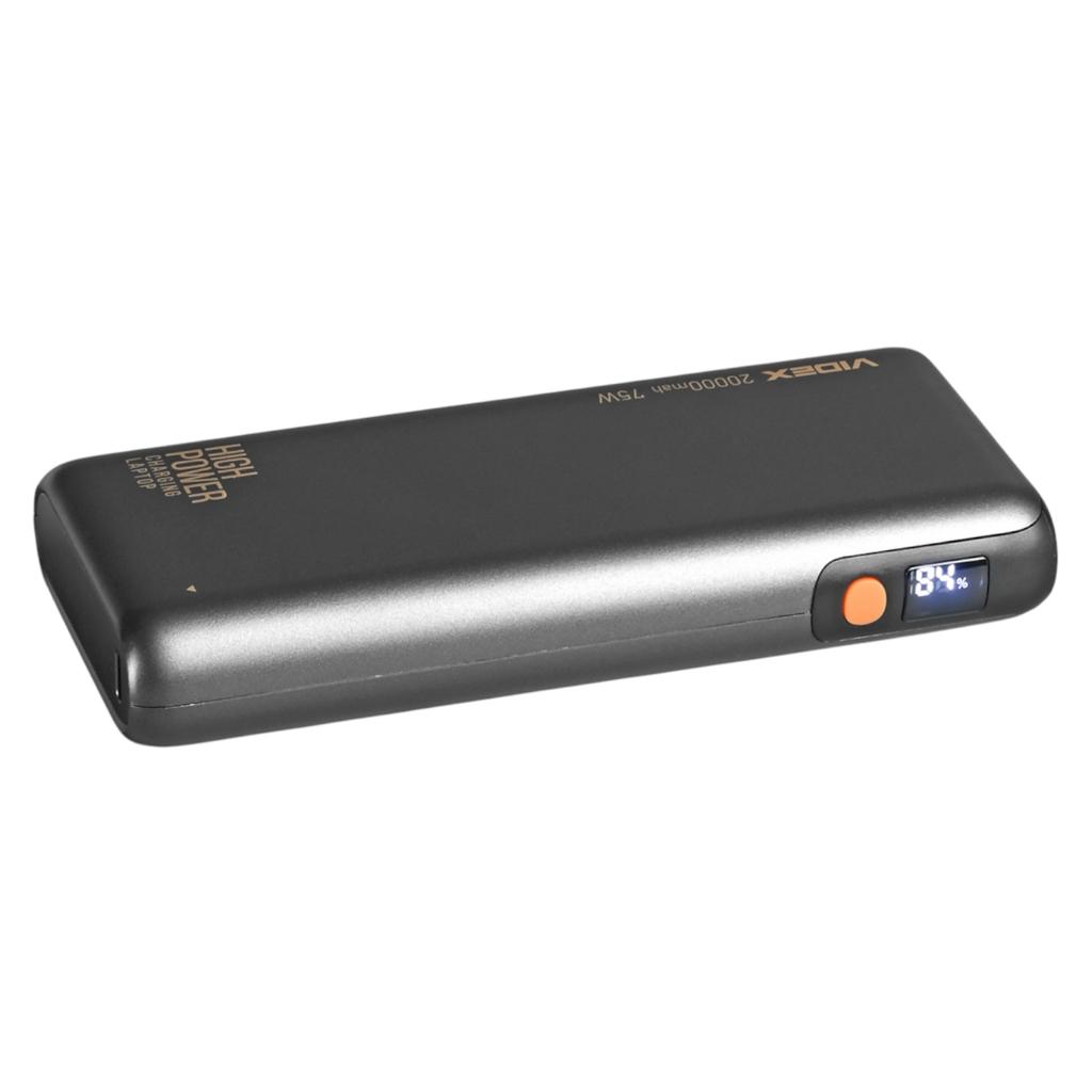 Повербанки (POWER BANK) VIDEX VPB-202C-G Power bank 20000mAh PD70W 75W Black