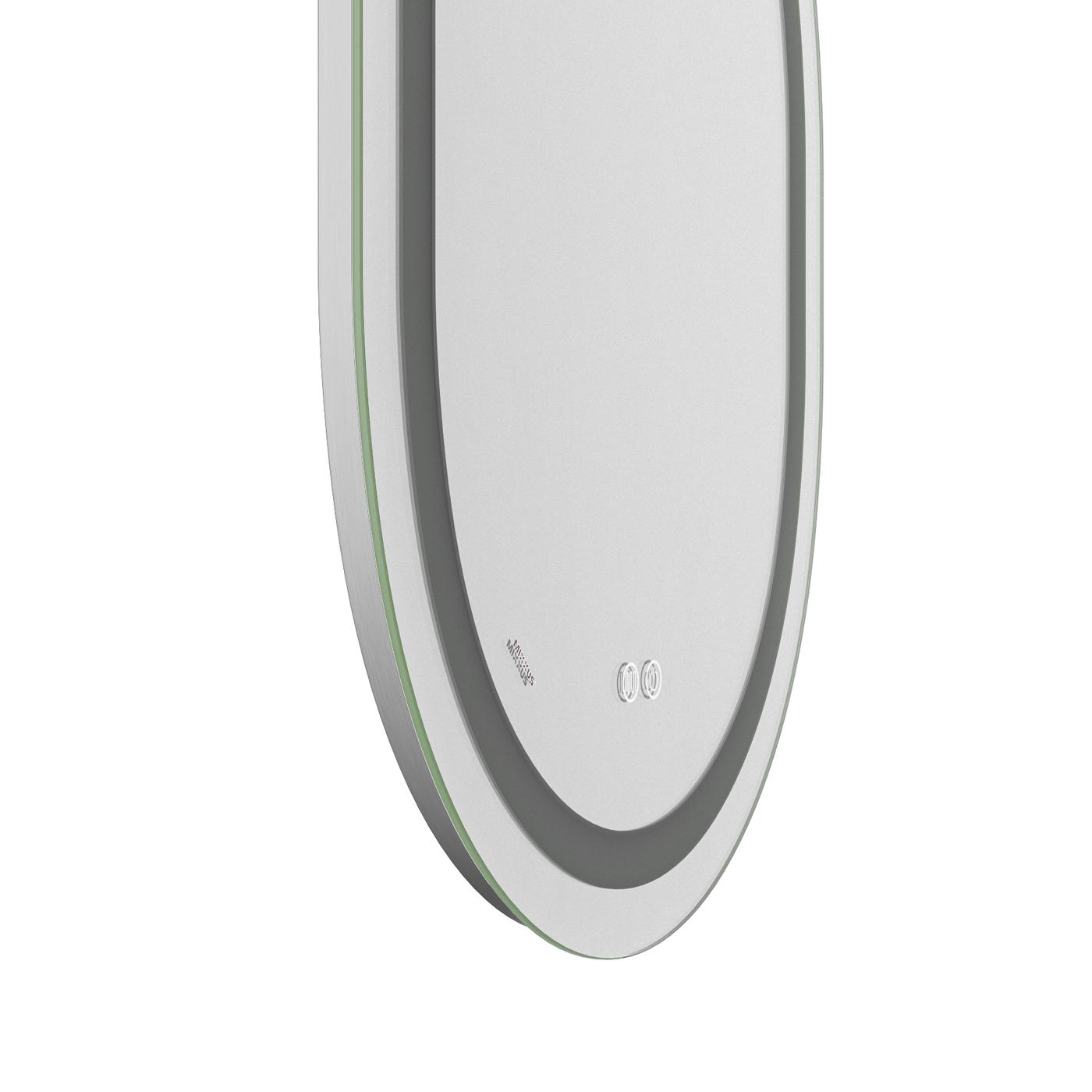 Зеркала с подсветкой MIXXUS Premium ELLIPSE MV05-80x60-REVERSE Дзеркало (LED Touch, Anti-fog, димер (3-6,5kK)) (MP6642)