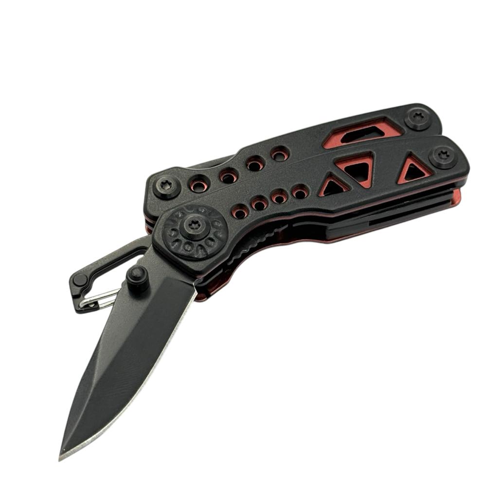 Мультиинструменты (мультитулы) WERK Мультинструмент (мультитул) 8в1 mini Black MFT-81PMBW