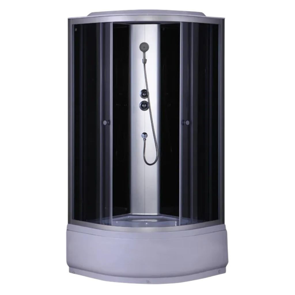 Душові бокси MIXXUS STRONG SB01-90x90x215-GR SATIN Душовий бокс 90*90мм. (високий піддон) (MI6885)